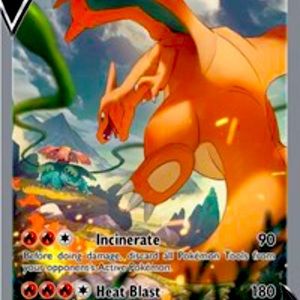 Mint condition Charizard v alternate full art card